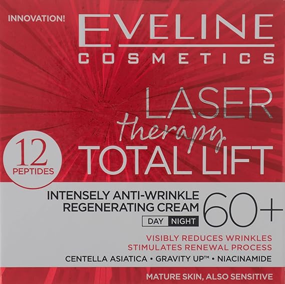 Eveline Laser Therapy Total Lift 60+ Day And Night Cream, 50 Ml