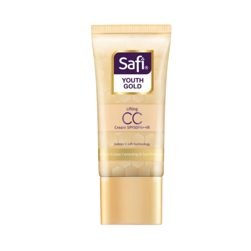 SAFI Youth Gold Lifting CC Cream SPF50PA++IR 25g | Protect from UVA, UVB & IR rays | Youthful | Anti-aging