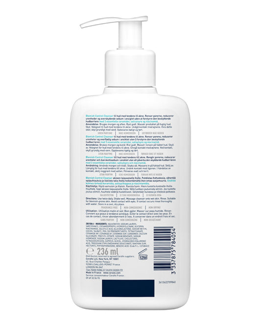 Blemish Control Cleanser
WITH SALICYCLIC ACID & CERAMIDES