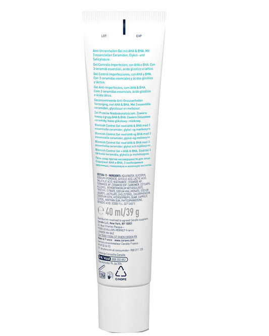 Blemish Control Gel
WITH SALICYCLIC ACID & CERAMIDES