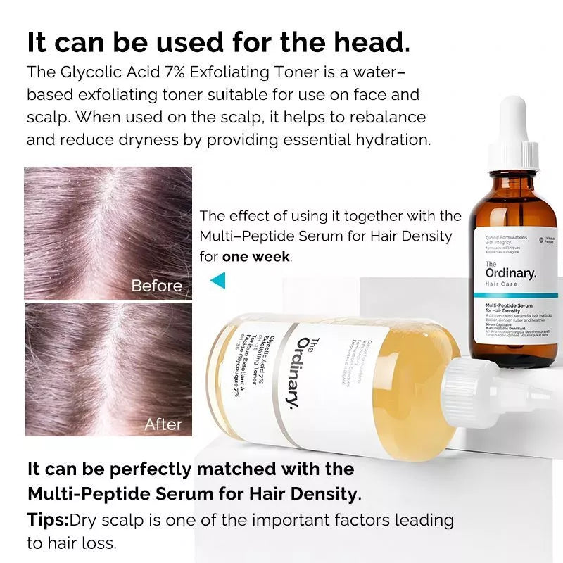 The Ordinary
Glycolic Acid 7% Exfoliating Toner 240ml (previously Toning Solution)