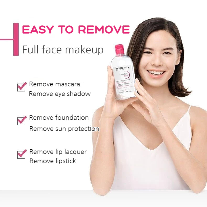 BIODERMA Makeup remover 500ml bioderma micellar water skin cleansing oil facial cleanser softymo cleansing oil Sensibio
