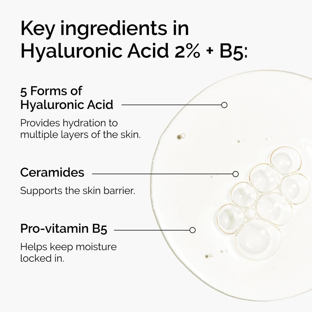 The Ordinary
Hyaluronic Acid 2% + B5