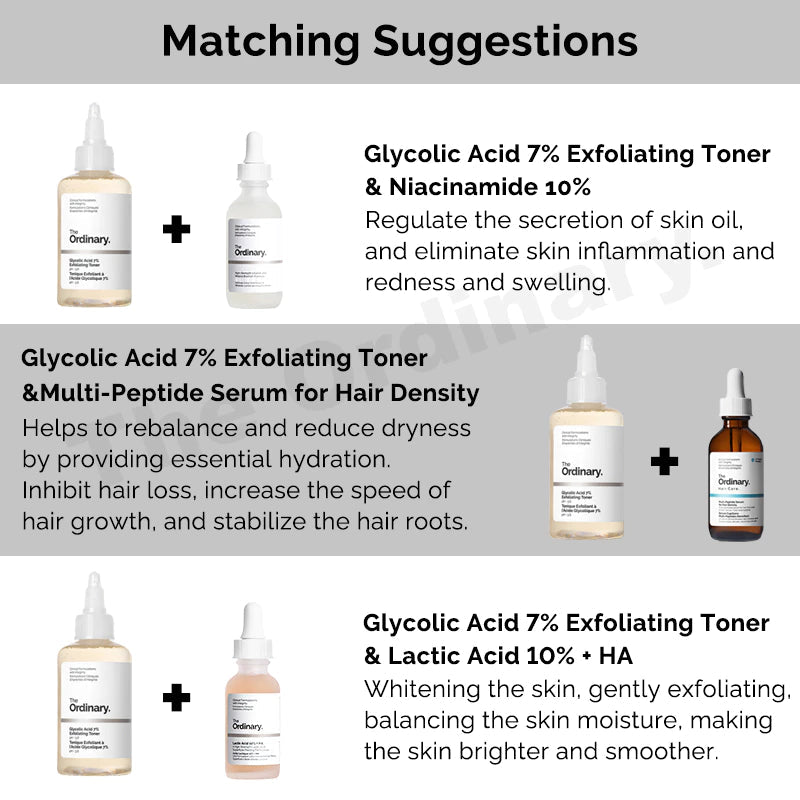 The Ordinary
Glycolic Acid 7% Exfoliating Toner 240ml (previously Toning Solution)