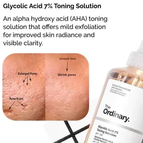 The Ordinary
Glycolic Acid 7% Exfoliating Toner 240ml (previously Toning Solution)