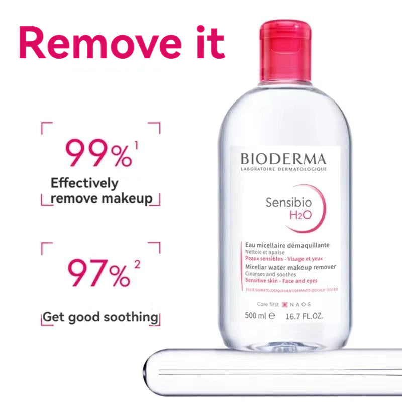 BIODERMA Makeup remover 500ml bioderma micellar water skin cleansing oil facial cleanser softymo cleansing oil Sensibio