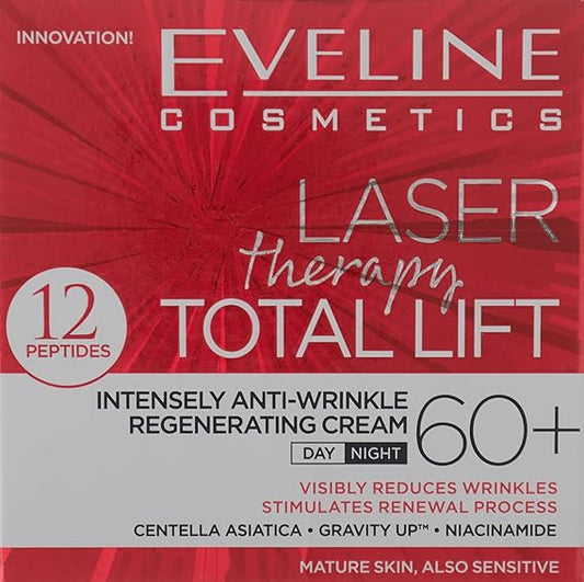 Eveline Laser Therapy Total Lift 60+ Day And Night Cream, 50 Ml