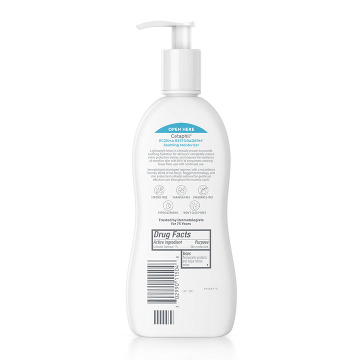 Cetaphil Eczema Restoraderm Soothing Moisturizer - 296ml | Cetaphil Eczema Body Lotion - 296ml