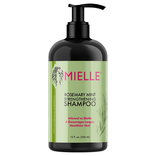 Mielle Rosemary Mint Strengthening Shampoo, 355 ML, Infused With Biotin