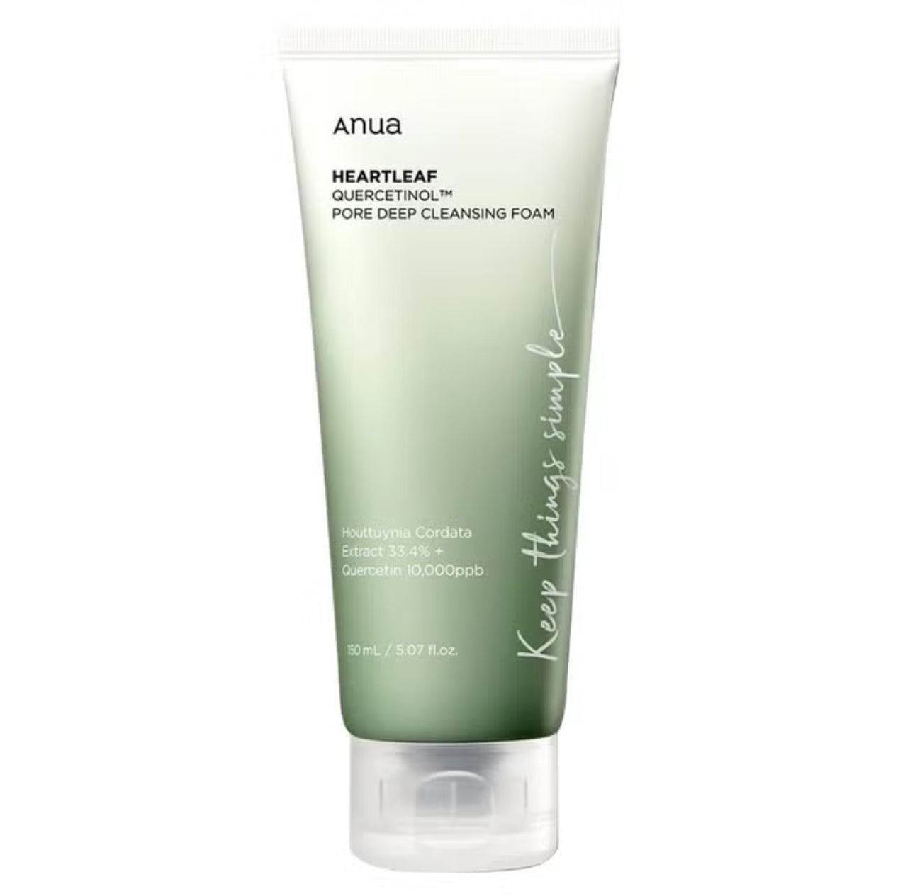 Anua Heartleaf Quercetinol Facial Deep Pore Cleansing Foam