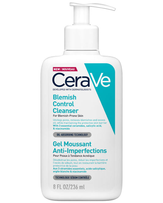 Blemish Control Cleanser
WITH SALICYCLIC ACID & CERAMIDES
