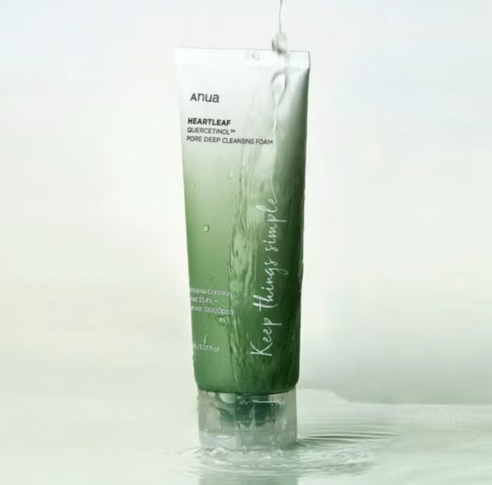Anua Heartleaf Quercetinol Facial Deep Pore Cleansing Foam