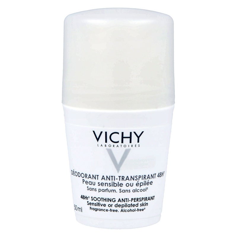 VICHY
Vichy Deo Roll-On Soothing Anti-Perspirant 48H - Sensitive Skin 50 ml