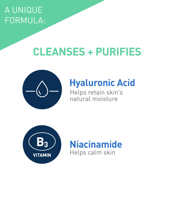 Foaming gel cleanser for normal-to-oily skin