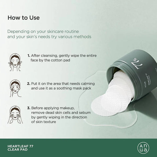 ANUA Heartleaf 77% Clear Pad 160ml